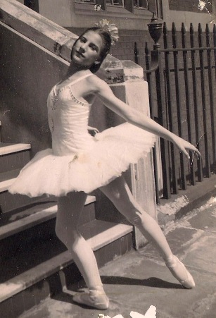 Cynthia Blowers in a tutu